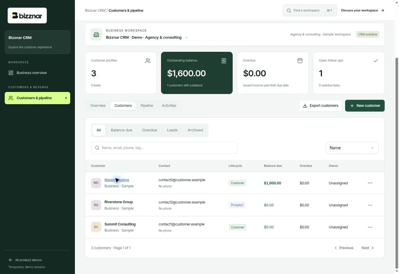 CRM app
